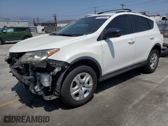 2014 Toyota RAV4 LE with VIN JTMZFREV4EJ006299, listed as a Copart auction lot 62403265 with 130,215 mi miles and Salvage title. Bid and sale history available at DreamBid. Image 1.