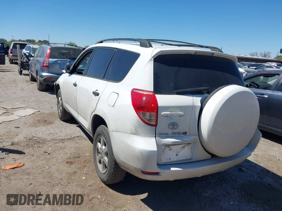 2008 Toyota RAV4 with VIN JTMZD33V086056470, listed as a IAAI auction lot 41831211 with 109,645 mi miles. Bid and sale history available at carsss.com. Image 3.