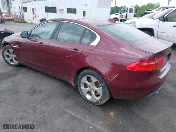 2017 Jaguar XE 25t with VIN SAJAR4BG4HA964555, listed as a IAAI auction lot 42105377 with 89,675 mi miles. Bid and sale history available at carsss.com. Image 3.