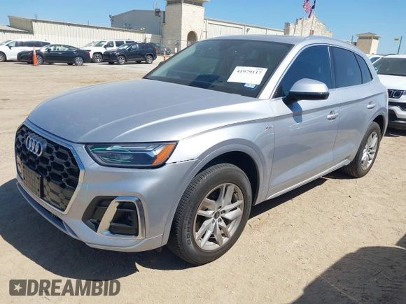 2022 Audi Q5 S line Premium with VIN WA1GAAFY2N2119625, listed as a IAAI auction lot 41979117 with 18,694 mi miles and . Bid and sale history available at DreamBid. Image 17.