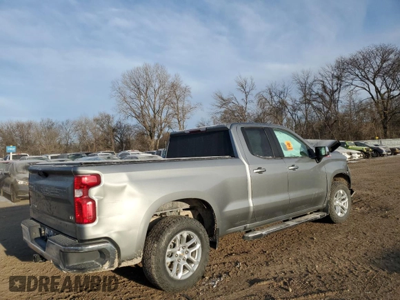 2023 Chevrolet Silverado 1500 LT with VIN 1GCRDDED6PZ209828, listed as a Copart auction lot 82748454 with 0 mi miles and Salvage Title. Bid and sale history available at carsss.com. Image 3.
