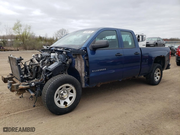 2015 Chevrolet Silverado 1500 Work Truck with VIN 1GCRCPEH5FZ151748, listed as a Copart auction lot 53486195 with 185,241 mi miles and Clean Title. Bid and sale history available at carsss.com. Image 1.
