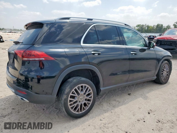 2022 Mercedes-Benz GLE 350 with VIN 4JGFB4JE9NA653509, listed as a Copart auction lot 57334425 with 36,112 mi miles and Salvage title. Bid and sale history available at DreamBid. Image 3.