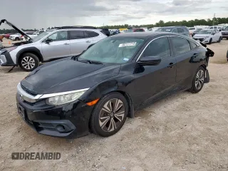2017 Honda Civic EX-L with VIN 19XFC1F77HE033480, listed as a Copart auction lot 62111715 with 121,049 mi miles and Salvage title. Bid and sale history available at DreamBid. Image 1.
