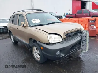 2003 Hyundai Santa Fe GLS with VIN KM8SC73D63U350345, listed as a IAAI auction lot 41841877 with 109,764 mi miles. Bid and sale history available at carsss.com. Image 1.