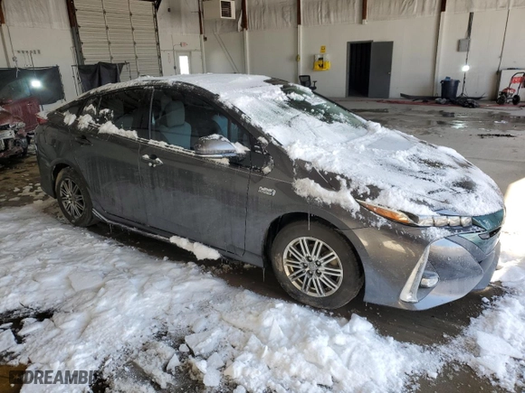 2018 Toyota Prius Prime Plus with VIN JTDKARFP5J3095525, listed as a Copart auction lot 87616285 with NaN miles and Salvage Title. Bid and sale history available at carsss.com. Image 4.
