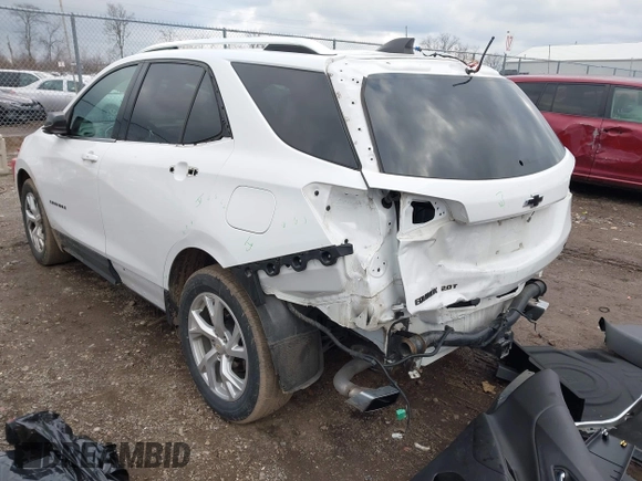 2020 Chevrolet Equinox LT with VIN 3GNAXLEX8LS527490, listed as a IAAI auction lot 41574834 with 90,845 mi miles. Bid and sale history available at carsss.com. Image 3.