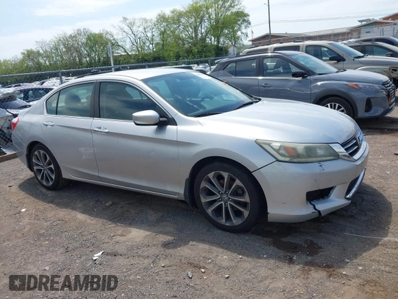 2014 Honda Accord Sport with VIN 1HGCR2F57EA189251, listed as a IAAI auction lot 42053225 with 161,634 mi miles and . Bid and sale history available at DreamBid. Image 13.