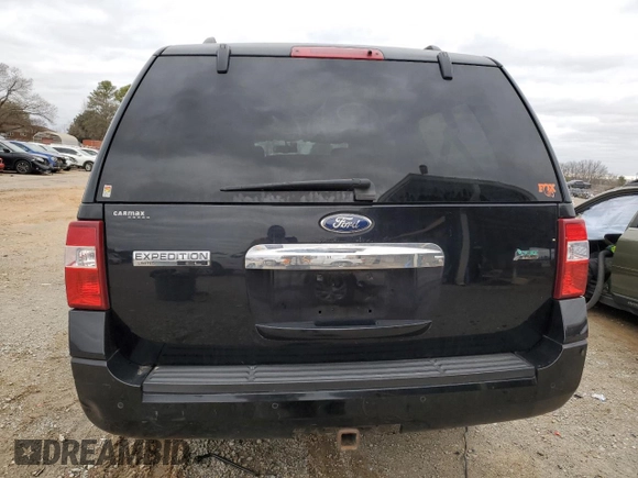 2012 Ford Expedition Max Limited with VIN 1FMJK2A52CEF00863, listed as a Copart auction lot 47523125 with 187,842 mi miles and Salvage title. Bid and sale history available at DreamBid. Image 6.