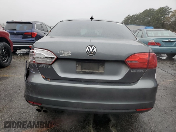 2012 Volkswagen Jetta Sedan SEL w/Sunroof with VIN 3VWLX7AJ7CM389484, listed as a Copart auction lot 83857594 with 212,348 mi miles and Salvage Title. Bid and sale history available at carsss.com. Image 6.