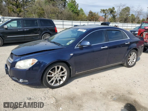 2008 Chevrolet Malibu LTZ with VIN 1G1ZK577284194383, listed as a Copart auction lot 51689435 with 120,351 mi miles and Clean Title. Bid and sale history available at DreamBid. Image 1.