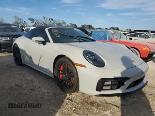 2023 Porsche 911 4S with VIN WP0BB2A9XPS233202, listed as a Copart auction lot 73859314 with 6,490 mi miles and Salvage Title. Bid and sale history available at carsss.com. Image 4.