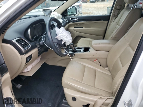 2020 Jeep Grand Cherokee Limited with VIN 1C4RJEBGXLC160837, listed as a Copart auction lot 58573265 with 44,611 mi miles and Salvage title. Bid and sale history available at DreamBid. Image 7.