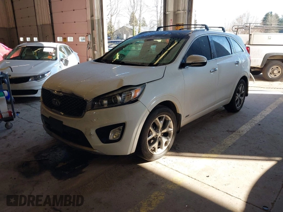 2016 Kia Sorento SX with VIN 5XYPKDA51GG183763, listed as a IAAI auction lot 41513849 with 164,269 mi miles. Bid and sale history available at carsss.com. Image 2.