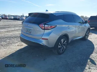 2017 Nissan Murano Platinum z VIN 5N1AZ2MG8HN113914, wystawiony jako IAAI lot #41212511 z przebiegiem 127 925 mil mil oraz . Historia ofert i sprzedaży dostępna na DreamBid. Obrazek 4.