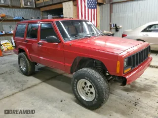 1999 Jeep Cherokee Sport with VIN 1J4FF68S4XL661115, listed as a Copart auction lot 47522675 with 200,630 mi miles and Salvage Title. Bid and sale history available at carsss.com. Image 4.