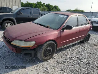 2001 Honda Accord LX with VIN 1HGCG16491A057030, listed as a Copart auction lot 58648705 with Not provided miles and Salvage title. Bid and sale history available at DreamBid. Image 1.