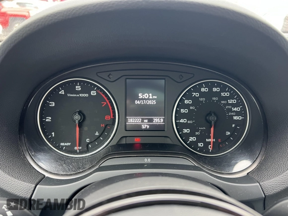 2016 Audi A3 2.0T Premium with VIN WAUB8GFF3G1038409, listed as a IAAI auction lot 42143505 with 182,222 mi miles. Bid and sale history available at carsss.com. Image 6.