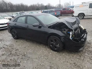 2022 Hyundai Elantra Essential with VIN KMHLM4AG2NU244586, listed as a Copart auction lot 45115335 with 94,268 mi miles and Salvage Title. Bid and sale history available at carsss.com. Image 4.
