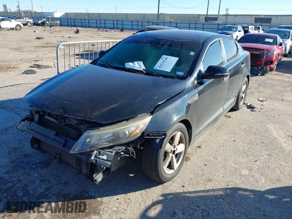 2015 Kia Optima LX with VIN 5XXGM4A75FG350916, listed as a IAAI auction lot 41279240 with 1 mi miles. Bid and sale history available at carsss.com. Image 2.