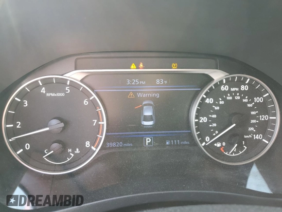 2019 Nissan Altima 2.5 S with VIN 1N4BL4BW9KC257822, listed as a Copart auction lot 50310635 with 39,820 mi miles and Salvage Title. Bid and sale history available at carsss.com. Image 9.