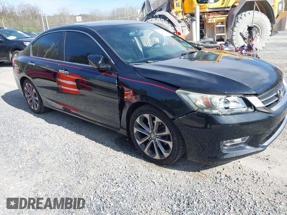 2013 Honda Accord Sport with VIN 1HGCR2F57DA003058, listed as a IAAI auction lot 41904056 with 242,897 mi miles and . Bid and sale history available at DreamBid. Image 1.