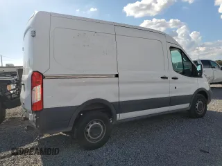 2015 Ford Transit Cargo with VIN 1FTNR1CG7FKA98838, listed as a Copart auction lot 48829135 with 233,935 mi miles and Salvage Title. Bid and sale history available at carsss.com. Image 3.