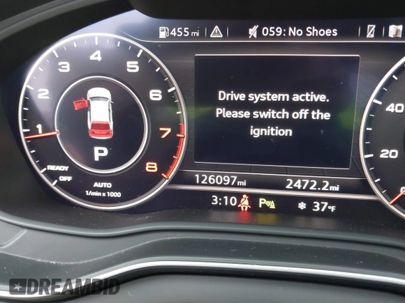 2018 Audi Q5 Prestige with VIN WA1CNAFY2J2062744, listed as a IAAI auction lot 41401459 with 126,097 mi miles. Bid and sale history available at carsss.com. Image 7.