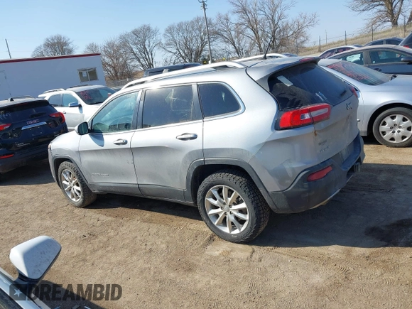 2014 Jeep Cherokee Limited with VIN 1C4PJMDS0EW232018, listed as a IAAI auction lot 41892070 with 224,372 mi miles. Bid and sale history available at carsss.com. Image 14.
