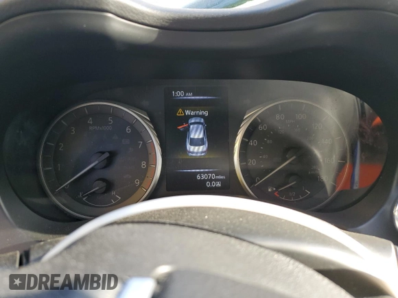 2020 Infiniti Q50 Luxe with VIN JN1EV7AP0LM202428, listed as a Copart auction lot 56969825 with 63,070 mi miles and Salvage title. Bid and sale history available at DreamBid. Image 18.