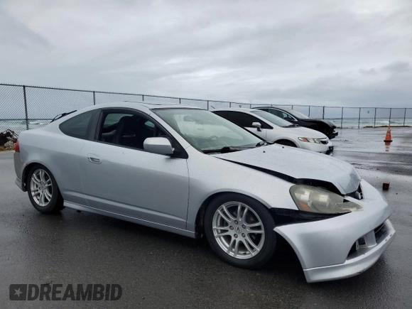 2005 Acura RSX with VIN JH4DC53835S010815, listed as a Copart auction lot 89394445 with 92,186 mi miles and Salvage title. Bid and sale history available at DreamBid. Image 4.