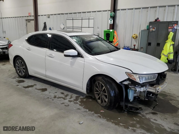 2019 Acura TLX with VIN 19UUB1F38KA008963, listed as a Copart auction lot 48346945 with 115,448 mi miles and Salvage Title. Bid and sale history available at carsss.com. Image 4.