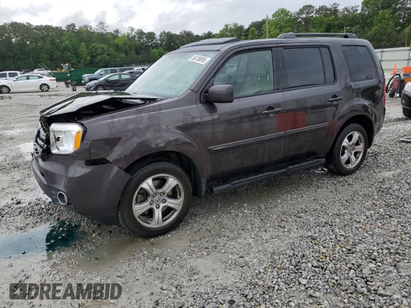 2013 Honda Pilot EX-L with VIN 5FNYF3H52DB015271, listed as a Copart auction lot 56126895 with 100,142 mi miles and Salvage title. Bid and sale history available at DreamBid. Image 1.
