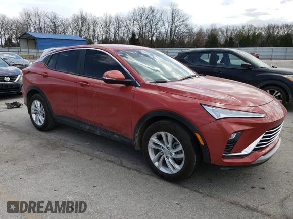 2024 Buick Envista Preferred with VIN KL47LAE24RB148525, listed as a Copart auction lot 48876825 with 14,153 mi miles and Salvage Title. Bid and sale history available at DreamBid. Image 4.