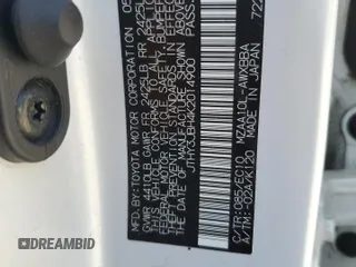 2019 Lexus UX 200 with VIN JTHY3JBH4K2014900, listed as a Copart auction lot 57778535 with 110,954 mi miles and Salvage title. Bid and sale history available at DreamBid. Image 12.
