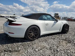 2013 Porsche 911 Carrera with VIN WP0CA2A91DS140832, listed as a Copart auction lot 46802175 with 75,446 mi miles and Salvage Title. Bid and sale history available at carsss.com. Image 3.