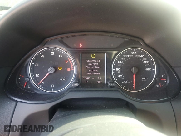 2012 Audi Q5 Prestige with VIN WA1WKAFPXCA109105, listed as a Copart auction lot 55740625 with 129,818 mi miles and Salvage title. Bid and sale history available at DreamBid. Image 9.