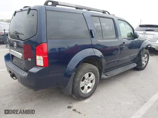 2007 Nissan Pathfinder SE with VIN 5N1AR18W37C606583, listed as a IAAI auction lot 42002618 with 163,904 mi miles. Bid and sale history available at carsss.com. Image 4.