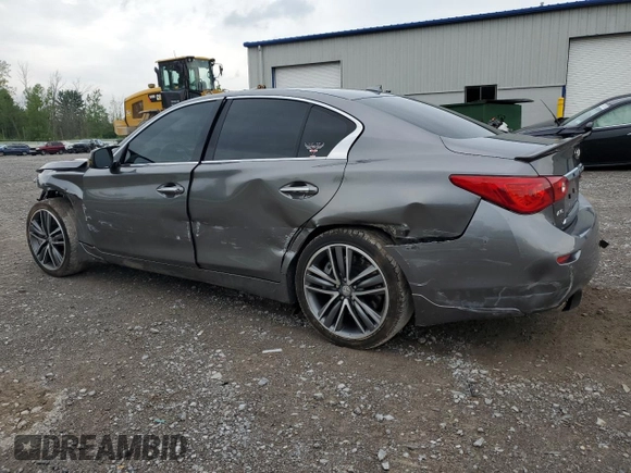 2015 Infiniti Q50 Premium z VIN JN1BV7AR3FM392685, wystawiony jako Copart lot #63233075 z przebiegiem 71 164 mil mil oraz Szkoda całkowita • Salvage title. Historia ofert i sprzedaży dostępna na DreamBid. Obrazek 2.