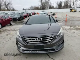 2015 Hyundai Sonata Sport with VIN 5NPE34AB4FH222623, listed as a Copart auction lot 47863515 with 132,317 mi miles and Salvage Title. Bid and sale history available at carsss.com. Image 10.