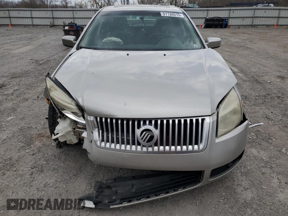 2007 Mercury Milan Premier with VIN 3MEHM08Z77R608164, listed as a Copart auction lot 51136515 with 208,136 mi miles and Salvage title. Bid and sale history available at DreamBid. Image 5.