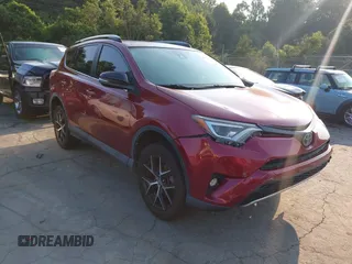 2018 Toyota RAV4 SE with VIN 2T3JFREV3JW836149, listed as a IAAI auction lot 42672854 with 55,388 mi miles and . Bid and sale history available at DreamBid. Image 1.