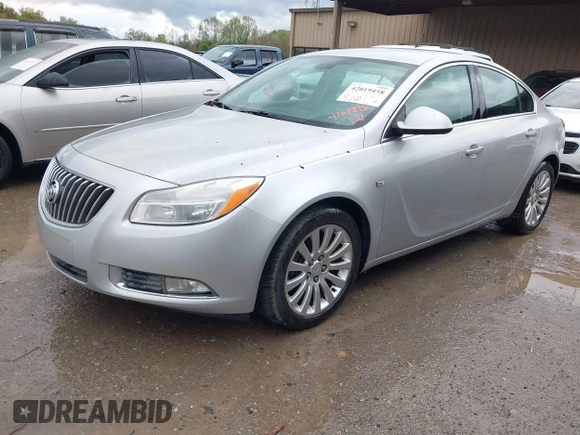 2011 Buick Regal CXL RL3 with VIN W04GR5EC5B1001978, listed as a IAAI auction lot 42019458 with 126,619 mi miles and . Bid and sale history available at DreamBid. Image 2.