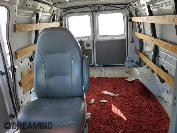 2007 Ford Econoline Cargo Commercial with VIN 1FTNE24W07DA34735, listed as a Copart auction lot 48188525 with 229,874 mi miles and Salvage title. Bid and sale history available at DreamBid. Image 10.