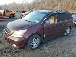 2007 Honda Odyssey EX-L with VIN 5FNRL38727B437835, listed as a Copart auction lot 50268105 with 233,713 mi miles and Clean Title. Bid and sale history available at carsss.com. Image 1.