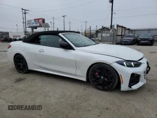 2025 BMW 4 Series 430i with VIN WBA33DB06SCS07578, listed as a Copart auction lot 50272185 with 5,169 mi miles and Salvage Title. Bid and sale history available at carsss.com. Image 4.