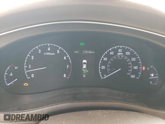 2012 Hyundai Genesis 4.6L with VIN KMHGC4DF3CU205168, listed as a Copart auction lot 65380454 with 175,156 mi miles and Salvage Title. Bid and sale history available at carsss.com. Image 9.