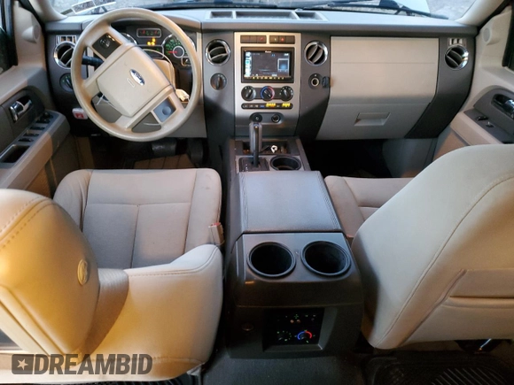 2007 Ford Expedition Max XLT with VIN 1FMFK16587LA37671, listed as a Copart auction lot 87729795 with 143,723 mi miles and Salvage title. Bid and sale history available at DreamBid. Image 8.