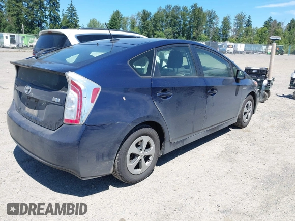 2014 Toyota Prius Four with VIN JTDKN3DU7E1742714, listed as a IAAI auction lot 42637235 with 184,734 mi miles and . Bid and sale history available at DreamBid. Image 4.