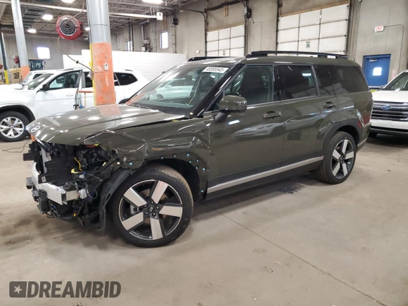 2025 Hyundai Santa Fe Hybrid Limited with VIN 5NMP3DG16SH029565, listed as a Copart auction lot 48595545 with 1,750 mi miles and Salvage Title. Bid and sale history available at carsss.com. Image 1.